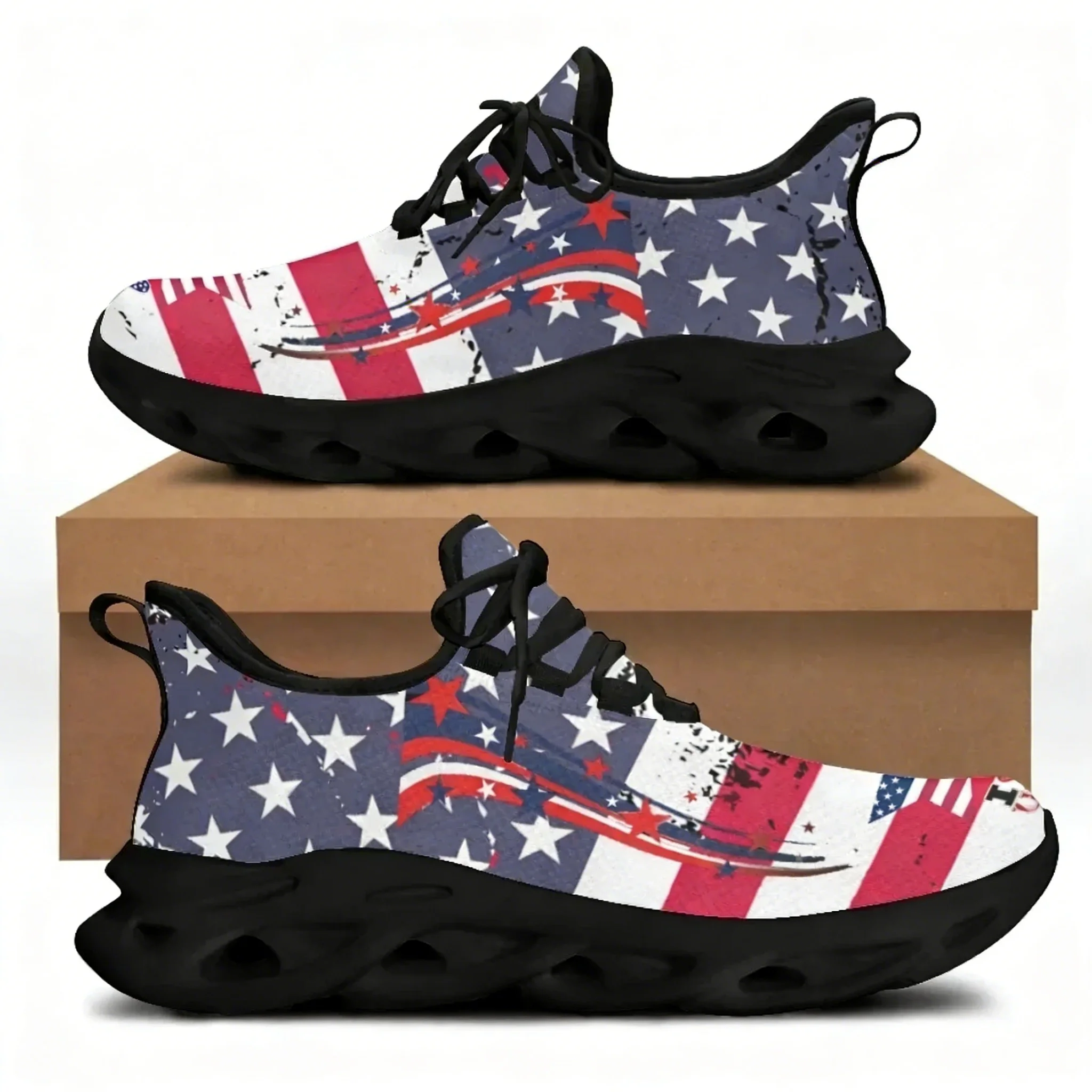 Men'S Shoes Liberty - 7.4 アメリカの国旗自由の女神プリントフラットシューズ女性用クールスニーカー女性春夏女性靴