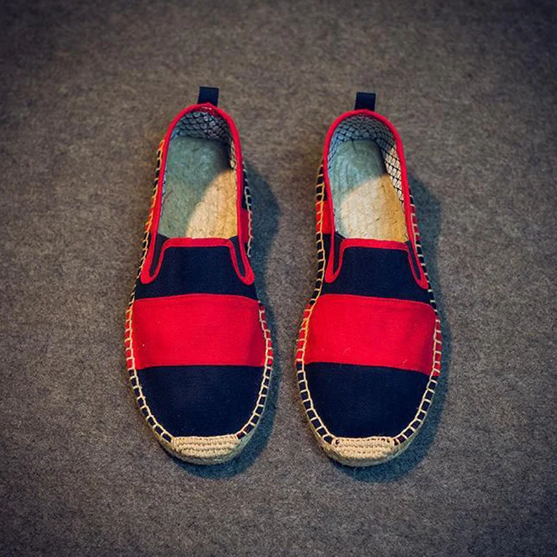 Men Shoes Red Tape - メンズカジュアルで通気性のあるフィッシャーマンシューズ,サマーシューズ,フラットソール,靴ひもなし,赤,黒,春,Xz19