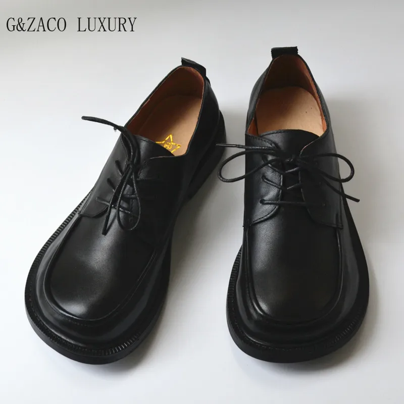 Men'S Shoes Size 43 In Us - メンズナチュラルスキンドレスシューズワイドトゥレディースサイズ42 43本革フラットシューズビッグノーズブリティッシュカジュアルレトロビジネスストラップ