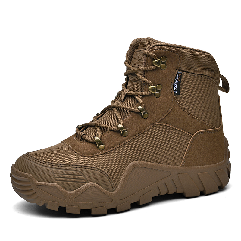 Hiking Boot Waterproof - 男性の戦術的な靴アウトドアクライミングハイキングシューズアーミーブーツ高品質トレーニング防水女性レースアップユニセックス通気性