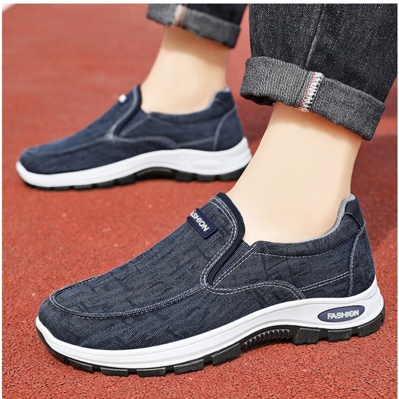 Men'S Shoes Size 43 In Us - 2025年通気性ソフトキャンバスシューズメンズアウトドアカジュアルシューズファッショナブルオールマッチスリッポン ドライビングシューズメンズローファー男性スニーカー
