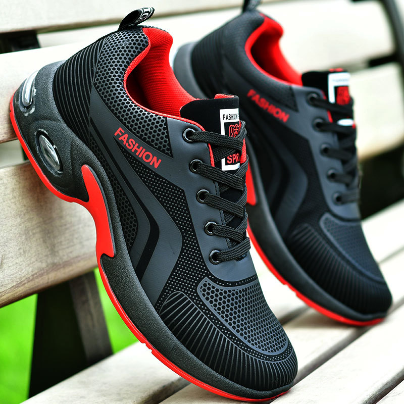 Mesh Trainer Breathable - メンズカジュアルスニーカー新通気性スポーツシューズ男性春のファッション滑り止め耐摩耗性ランニングトレーナー屋外男性の靴