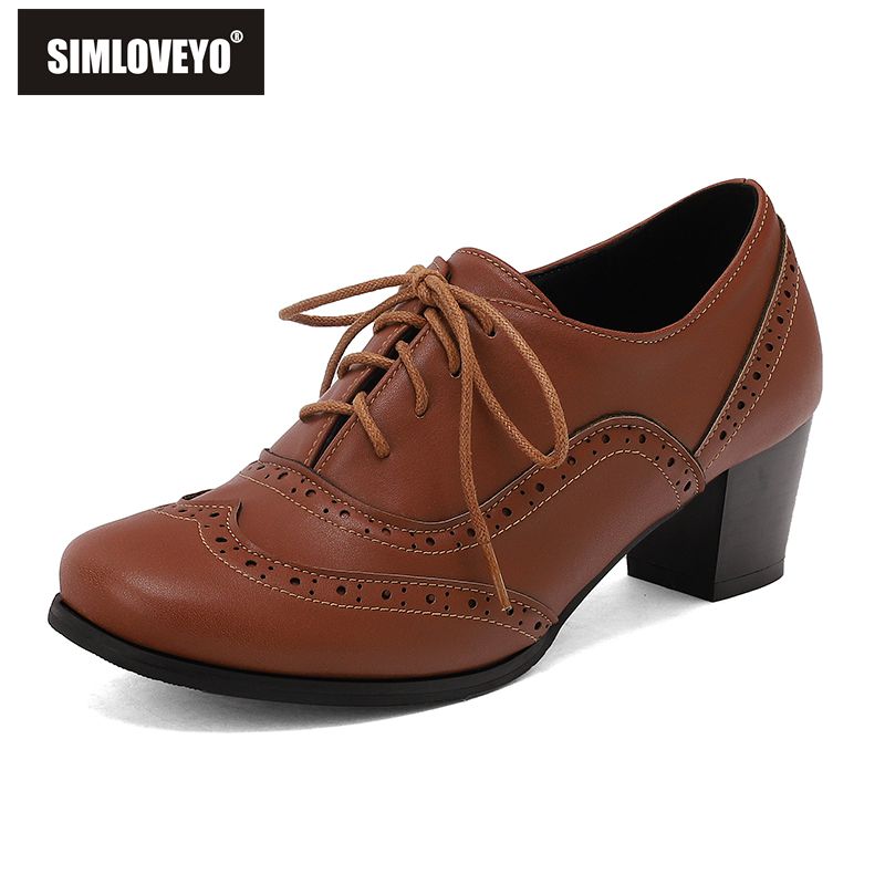 Men'S Shoes Size 43 In Us - SIMLOVEYO 新ブラウン レディース パンプス ラウンドトゥ 5cm