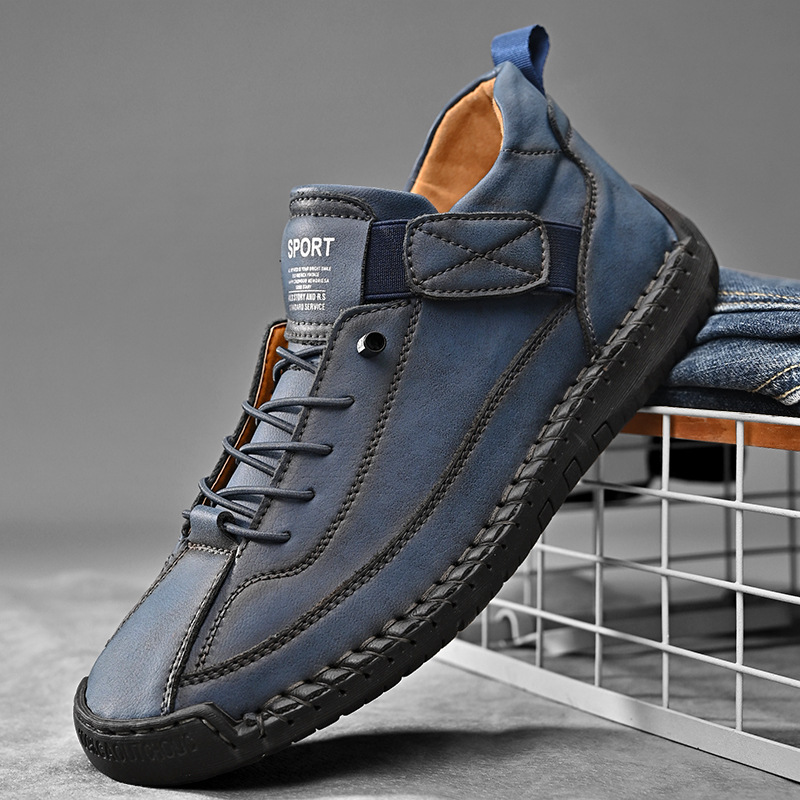 手作り革メンズシューズカジュアルスリッポンローファー通気性の - Men'S Shoes Size 43 In Us のレビューと価格