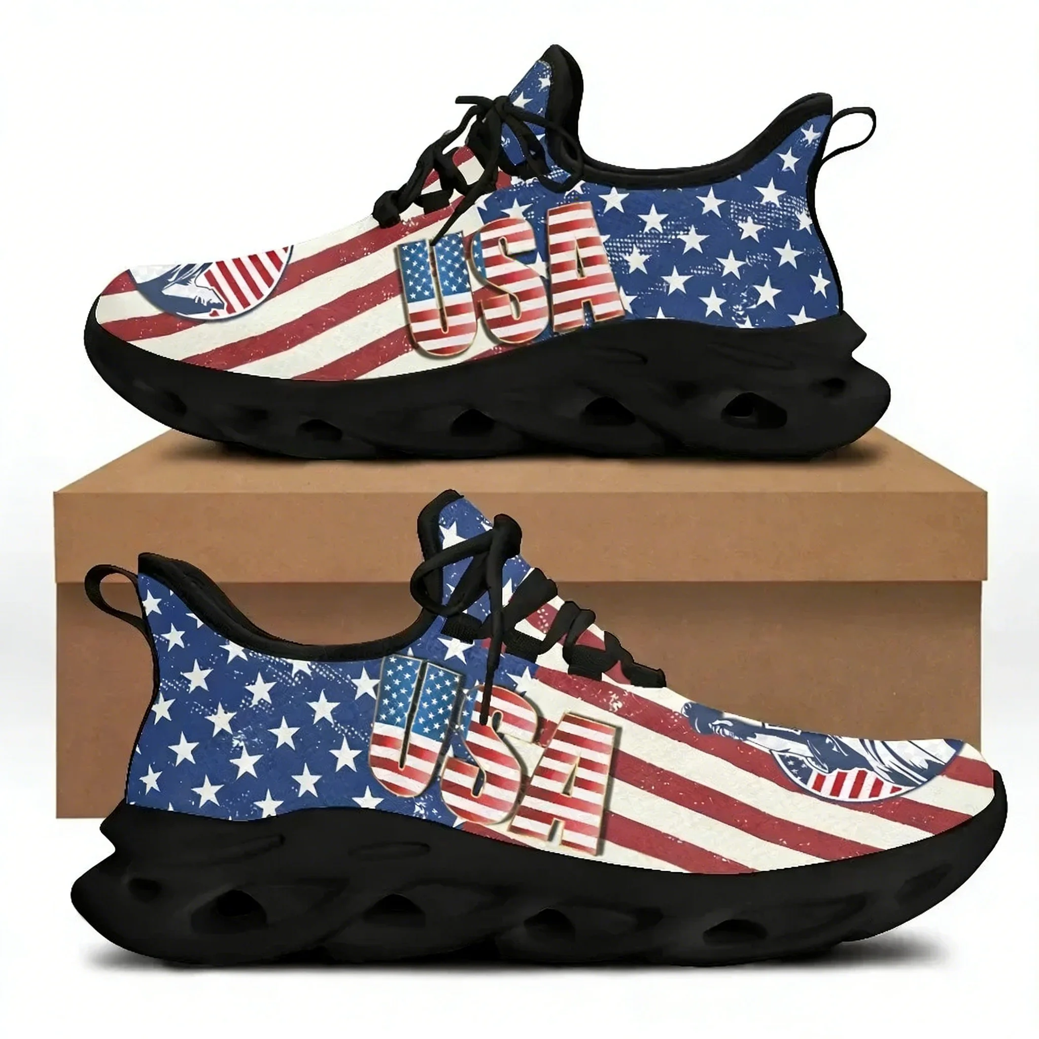 7.4 アメリカの国旗自由の女神プリントフラットシューズ女性 - Men'S Shoes Liberty のレビューと価格