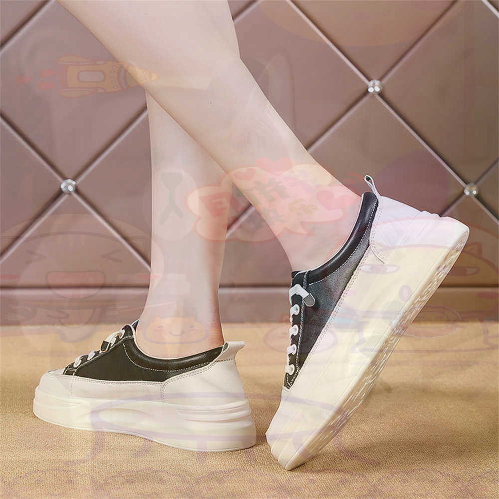 レースアップ分厚いローファー女性スケートボードスポーツシュー - Men'S Shoes Different Types のレビューと価格