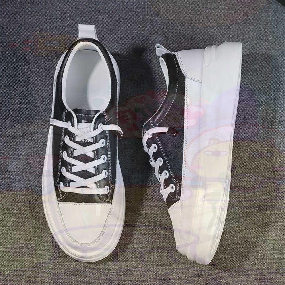 レースアップ分厚いローファー女性スケートボードスポーツシュー - Men'S Shoes Different Types のレビューと価格