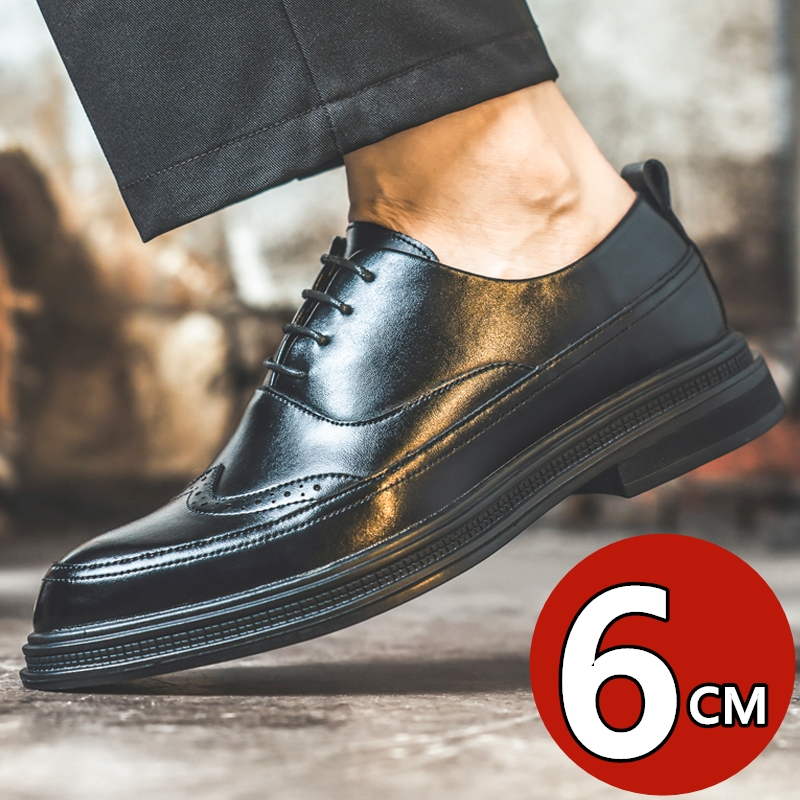 メンズ身長アップレザーシューズ ビジネスフォーマル レースア - Men Shoes Formal のレビューと価格