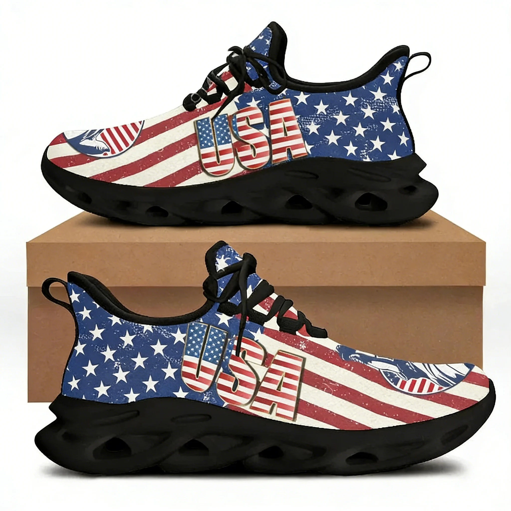 7.4 アメリカの国旗自由の女神プリントフラットシューズ女性 - Men'S Shoes Liberty のレビューと価格