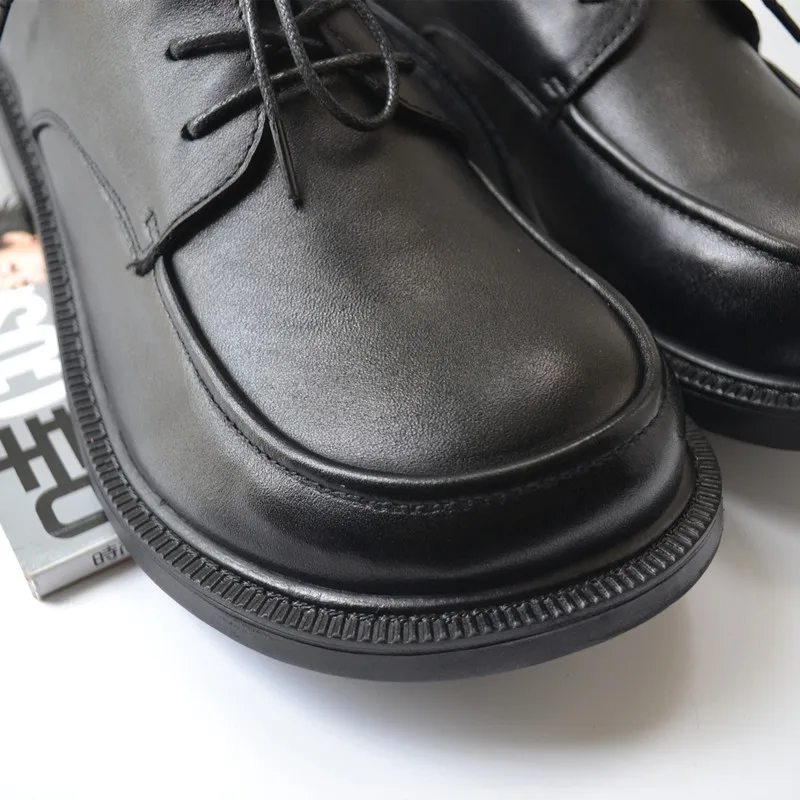 メンズナチュラルスキンドレスシューズワイドトゥレディースサイ - Men'S Shoes Size 43 In Us のレビューと価格