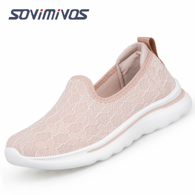 高品質の女性フラットシューズファッションメッシュ通気性の靴夏 - Mesh Trainer Breathable のレビューと価格