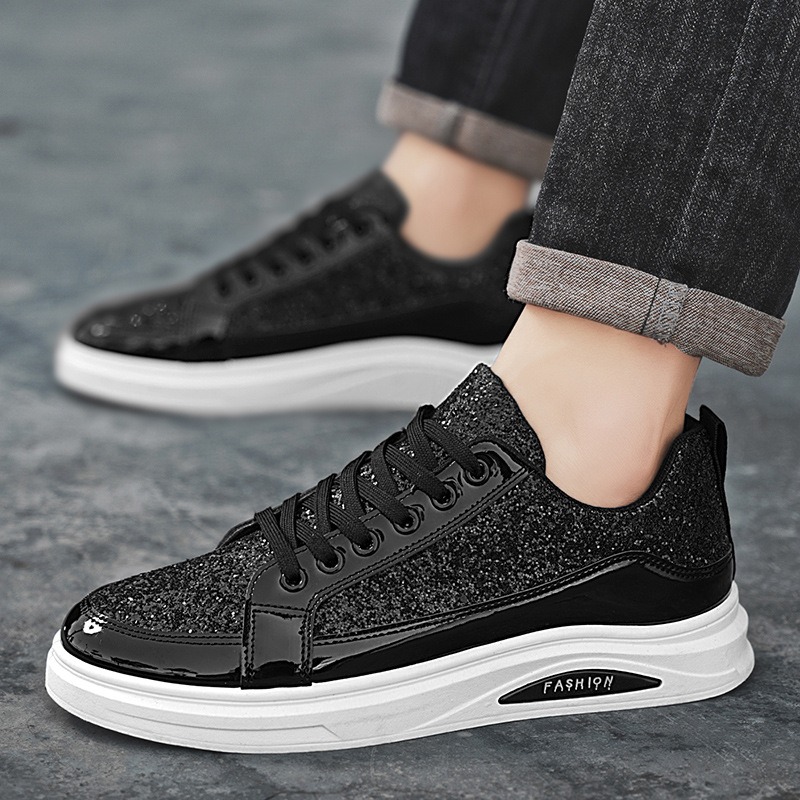 ゴールドメンズスニーカー 2025 新しい高級ファッションス - Men'S Shoes Size 43 In Us のレビューと価格