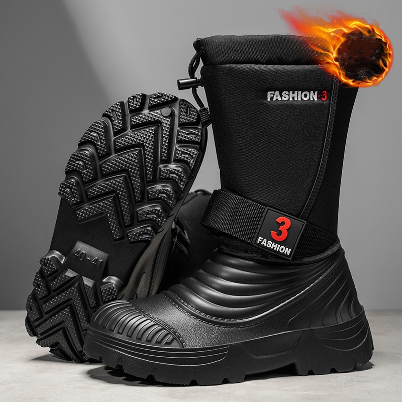 メンズ 秋冬用 新しいスノーブーツ、フリース裏地と厚手、防寒 - Hiking Boot Waterproof のレビューと価格
