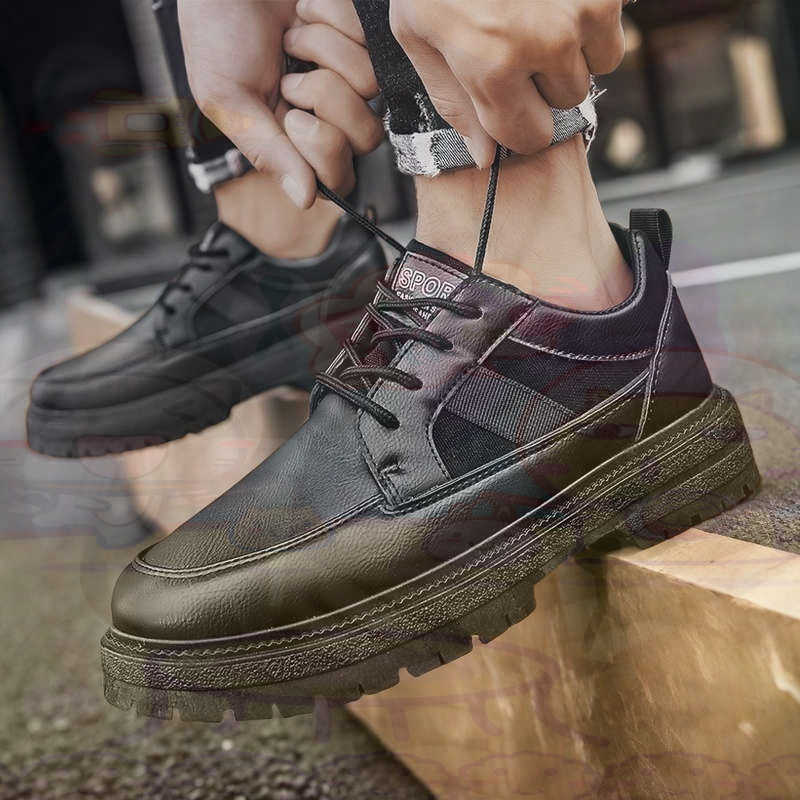 ダーク天然皮革ファッショントレーナーテニスメンズスニーカーフ - Men'S Shoes Different Types のレビューと価格