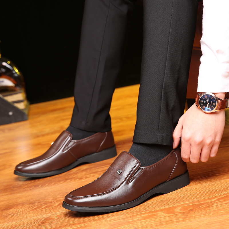 快適な履き心地のメンズドレスシューズ、ビジネスフォーマルレザ - Men'S Shoes Different Types のレビューと価格
