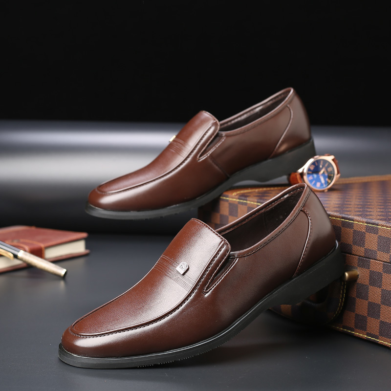 快適な履き心地のメンズドレスシューズ、ビジネスフォーマルレザ - Men'S Shoes Different Types のレビューと価格