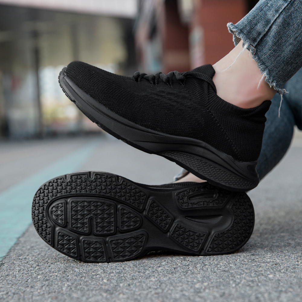 女性のスニーカーカジュアルシューズフラットエアメッシュ通気性 - Mesh Trainer Breathable のレビューと価格