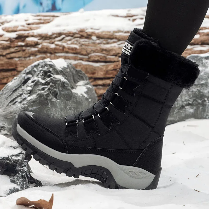 新作冬用レディースブーツ 高品質暖かい女性用スノーブーツ 快 - Hiking Boot Waterproof のレビューと価格