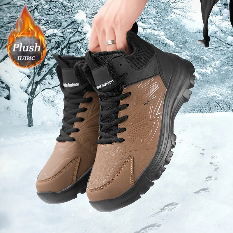ELUVA メンズ スノーブーツ 防水 断熱 冬用ブーツ メ - Hiking Boot Waterproof のレビューと価格