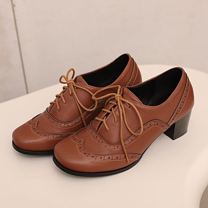 SIMLOVEYO 新ブラウン レディース パンプス ラウン - Men'S Shoes Size 43 In Us のレビューと価格