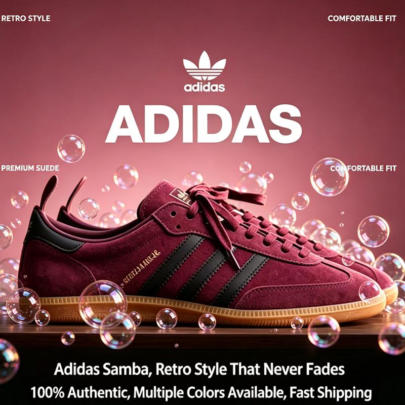 アディダス サンバ トレフォイル ユニセックス ロートップ  - Adidas Shoes Samba のレビューと価格